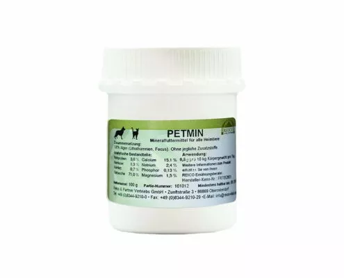 Petmin von Reico: Mineralstoff-Präparat für Haustierernährung